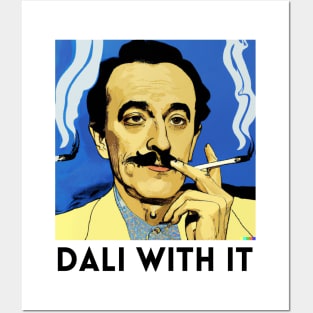 Dali With It - Funny Art Meme Painting Art Posters and Art